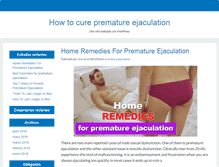 Tablet Screenshot of prematureejaculationdelay.com